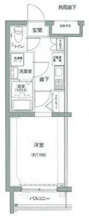 ビィ・フォルマ多摩川【4階】の間取り