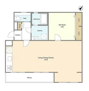 アプリーレ吉祥寺【3階】の間取り