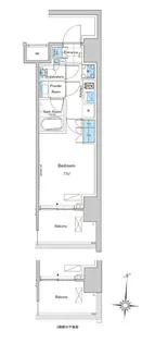 ルフォンプログレ清澄白河プレミア【10階】の間取り