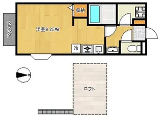 フロラリア【1階】の間取り