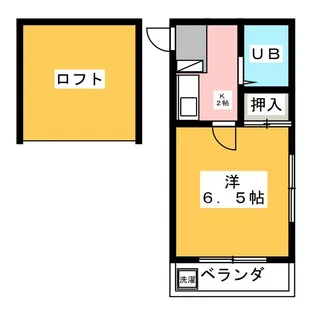 砂口レジデンス【2階】の間取り