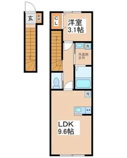 クラス東照宮【2階】の間取り