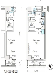 ソラニテ馬込【5階】の間取り