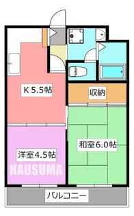ラポールヤマミツ【4階】の間取り