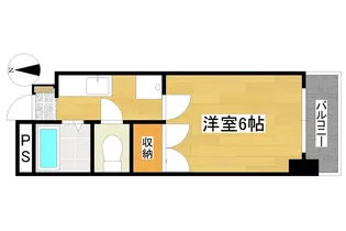 コーポミギワ【1階】の間取り