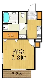 Le Reve 紺屋町【1階】の間取り