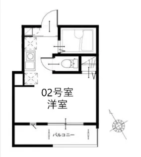 メルディア津田沼【2階】の間取り