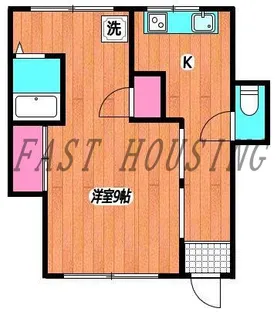 森初アパート【1階】の間取り