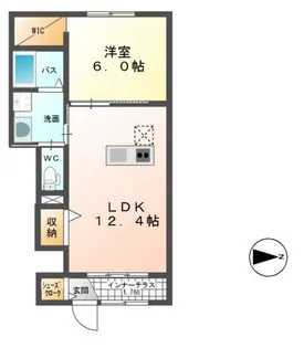リベルテ【1階】の間取り