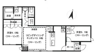 KM five【1階】の間取り
