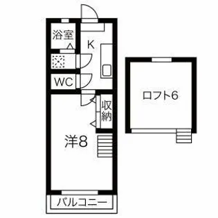 エールII【2階】の間取り