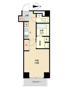 アンビックスつつじヶ丘A棟【2階】の間取り