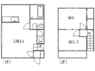 メゾンソレイユ【2階】の間取り
