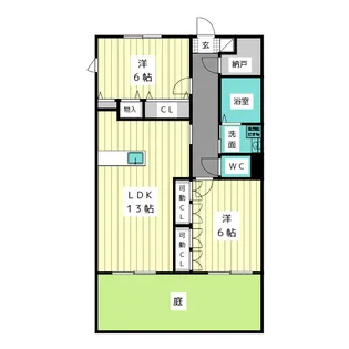 アイ・ベール名東【1階】の間取り