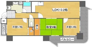 クリアクレセント住之江【11階】の間取り