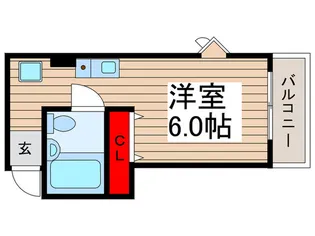 サンアベニューハル【3階】の間取り