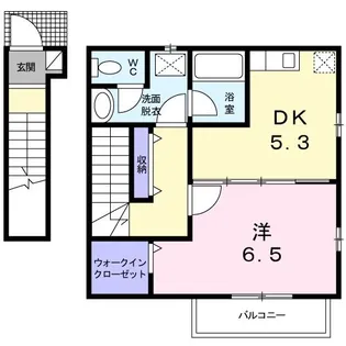 パル大東【2階】の間取り