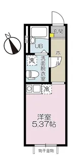 プロスペール神大前【1階】の間取り