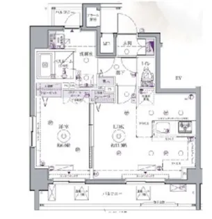 クレヴィスタ大森【12階】の間取り