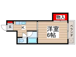 スワンハイツ【2階】の間取り
