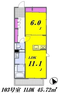 Wing Court 赤塚新町~ウイングコートアカツカシンマチ~【1階】の間取り