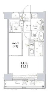Log浅草【2階】の間取り