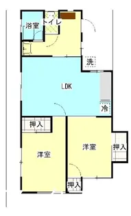 にしみ参番館【1階】の間取り