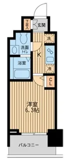 KDXレジデンス板橋本町【4階】の間取り