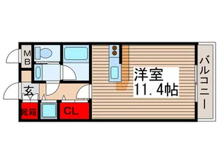 ベルヴィ浅草【4階】の間取り
