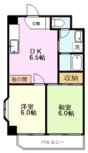 いづみマンション一ツ橋【3階】の間取り