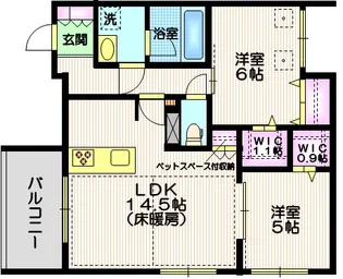 アノイエ 東棟【2階】の間取り