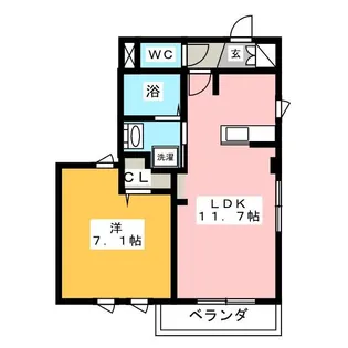 アルファ ガイア【3階】の間取り