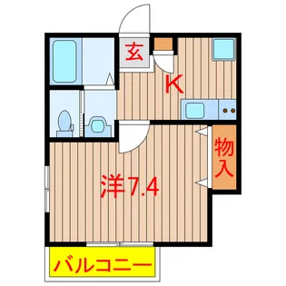 キャメル二和向台 D棟【1階】の間取り