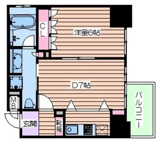 リーガル四ツ橋立売堀II【2階】の間取り