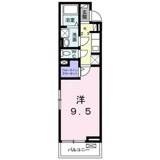 ラシュレ・フォレスト【2階】の間取り