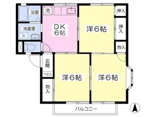サンシティパークIIIC【2階】の間取り