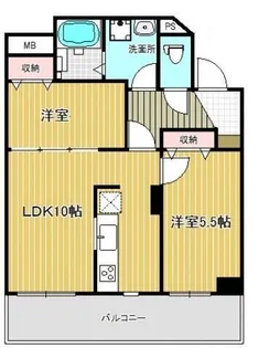 桜木 MSK【7階】の間取り