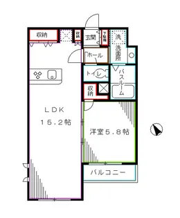 アール・プレイス【1階】の間取り