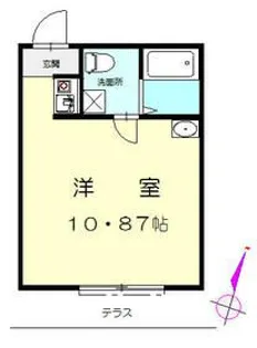 ドルフィンスルー I【1階】の間取り