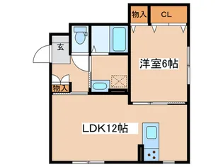ベルクキルシェ【1階】の間取り