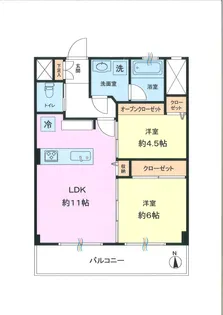 恵比寿東海マンション【6階】の間取り