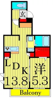 Alouette【4階】の間取り