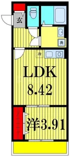 メグリオ新松戸IV【3階】の間取り
