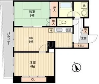 すずらん館【3階】の間取り