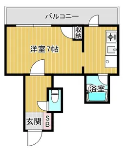 エムロード都島【7階】の間取り