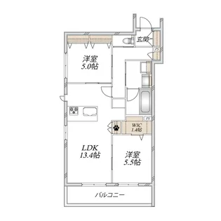 セレナ・ヴィラ【3階】の間取り