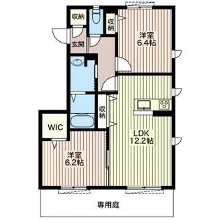 アリスティオ【1階】の間取り