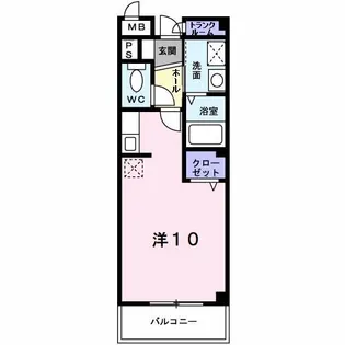 オーブ ツダ【2階】の間取り