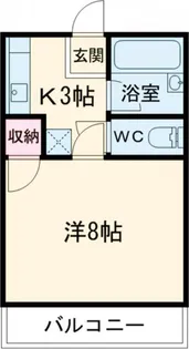 パルメゾン【2階】の間取り
