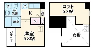 Courage【2階】の間取り
